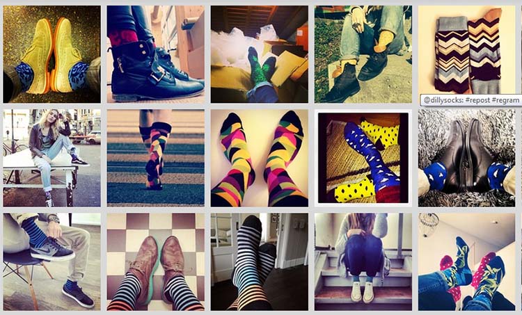 instagram dilly socks