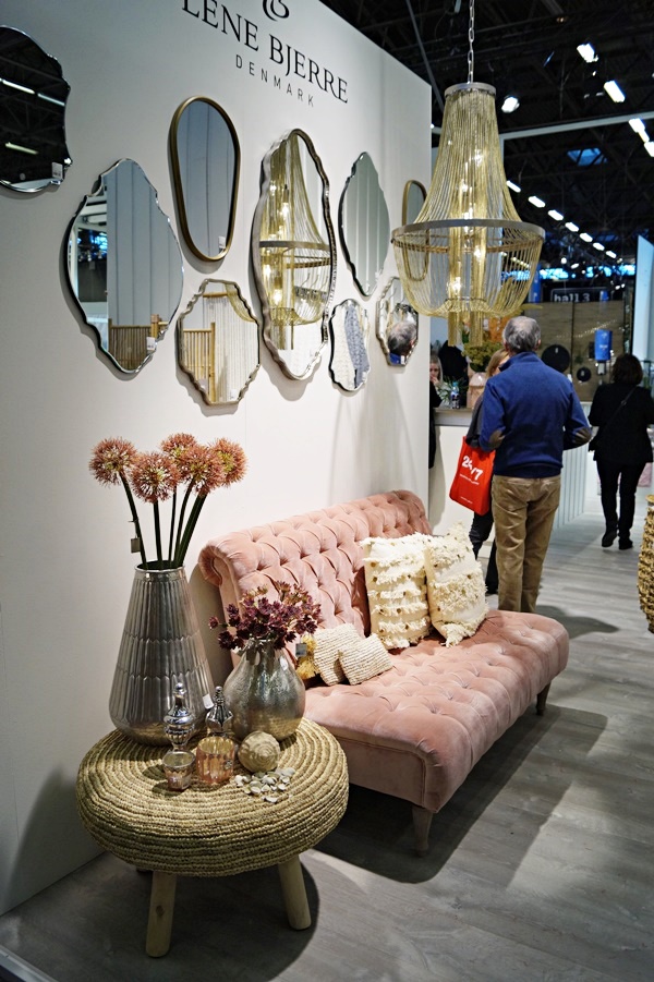 inspiration ambiances pastel et miroirs