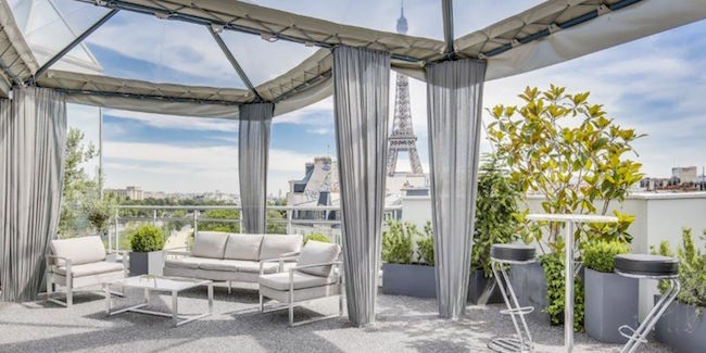 terrasse du Rooftop Paris