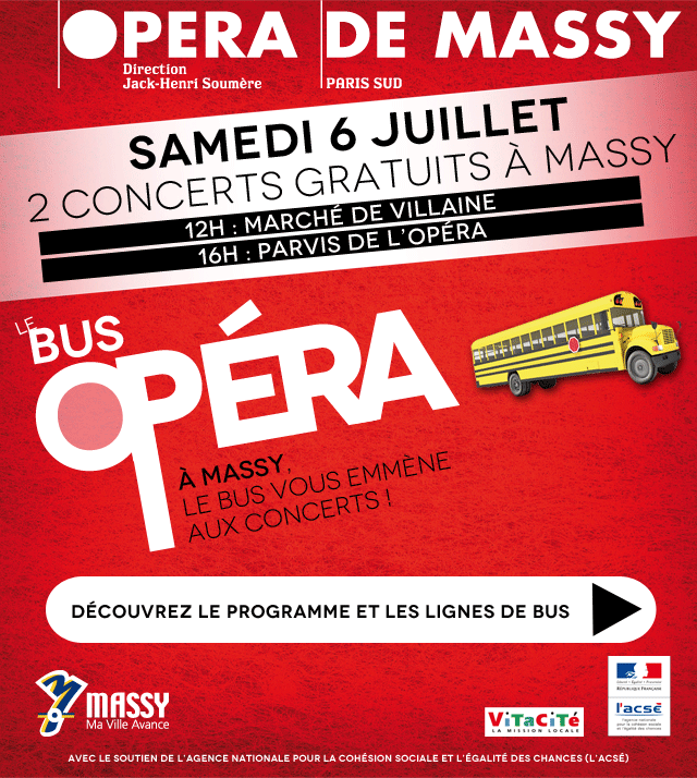 Le Bus Opéra : concerts gratuits à Massy