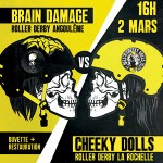 Roller Derby : les Cheeky Dolls rencontrent les Br...