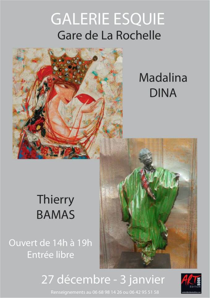 Madalina Dina et Thierry Bamas, peinture et sculpture