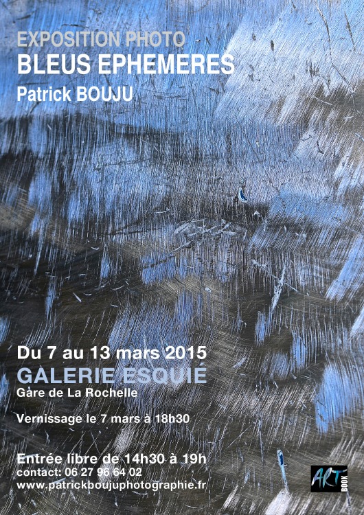 “Bleus éphémères”, photographies de Patrick Bouju